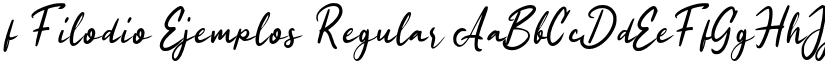 f Filodio Ejemplos font download