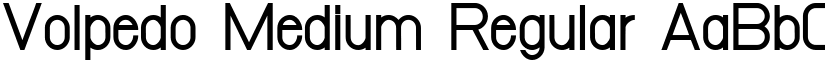 Volpedo Medium Regular font