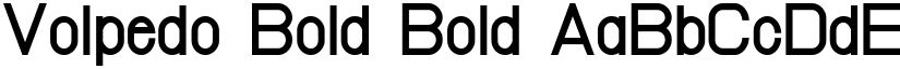 Volpedo Bold Bold font
