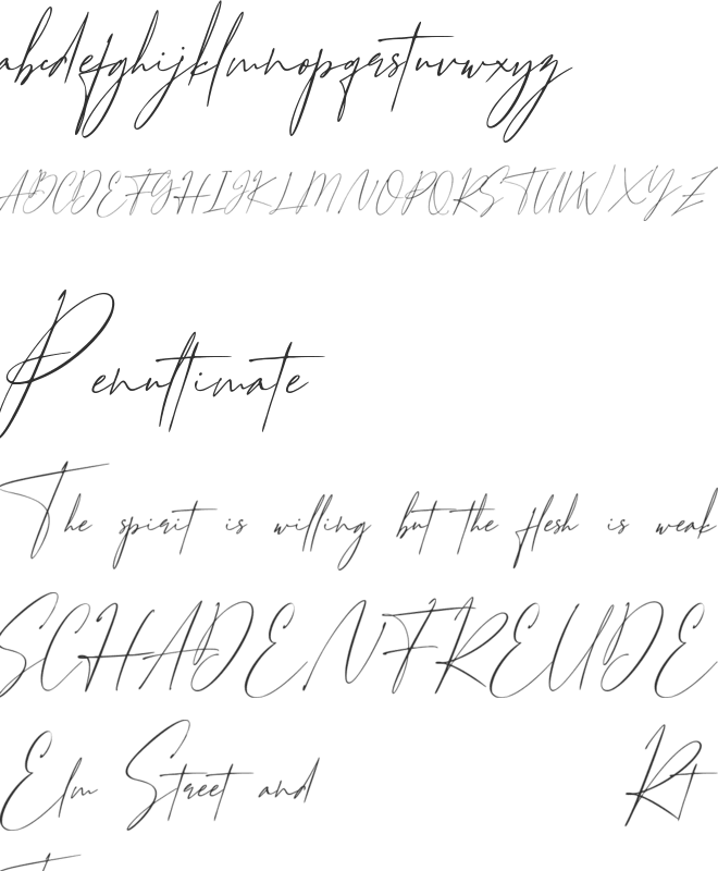 Janetanice font preview
