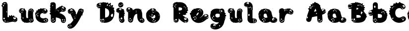 Lucky Dino Regular font