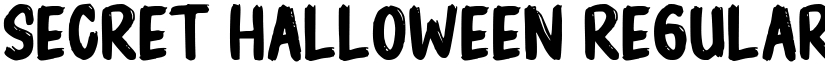Secret Halloween Regular font