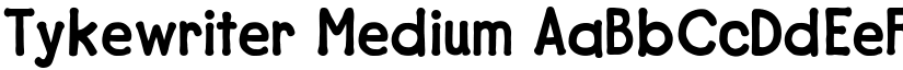 Tykewriter Medium font