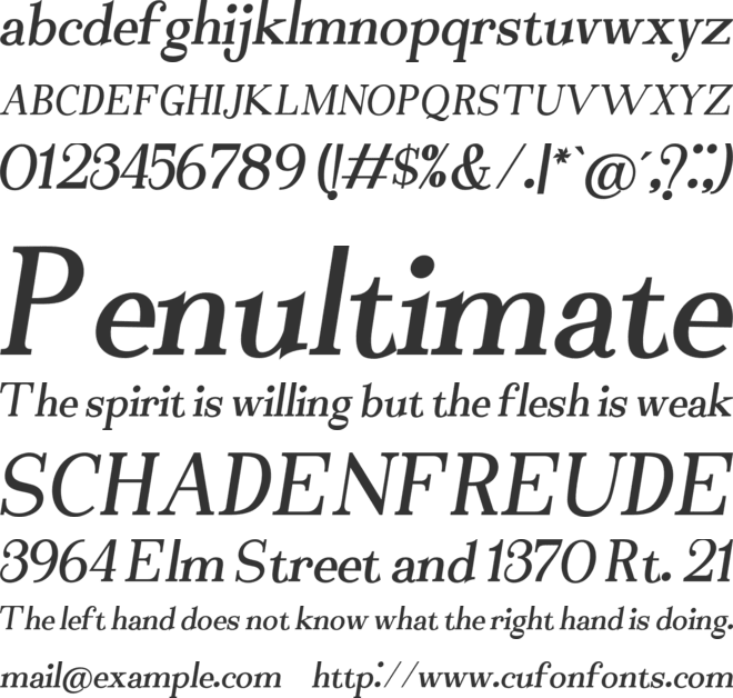 Bekinder Serif font preview