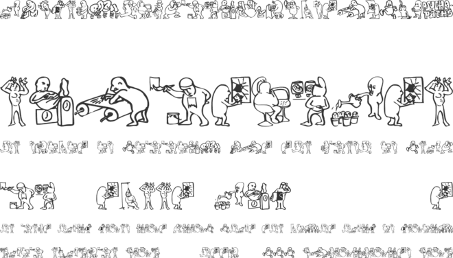 Psychopaths font preview