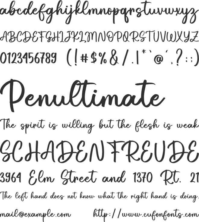 Hay Darling font preview