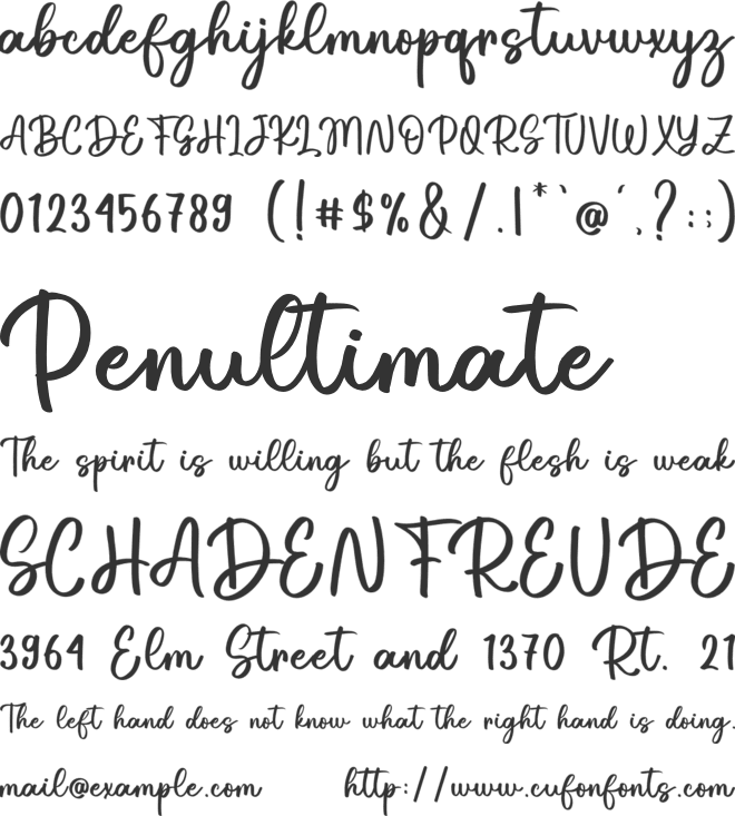Hay Darling font preview
