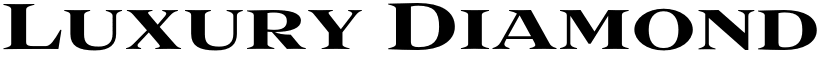 Luxury Diamond font