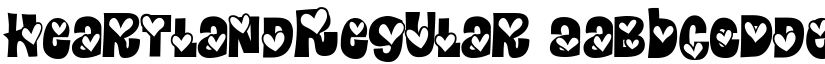 HeartlandRegular font