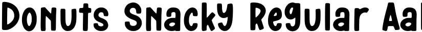 Donuts Snacky Regular font