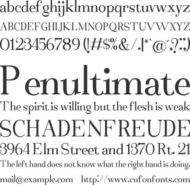 Bekinder font preview