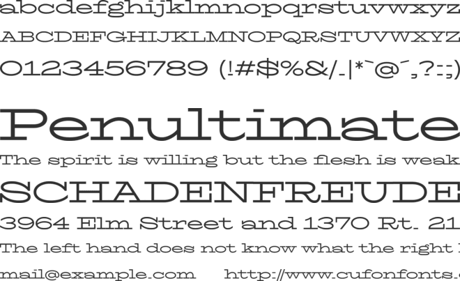 TT Globs Trial font preview