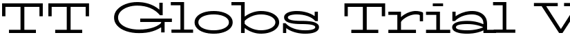 TT Globs Trial Variable Regular (Variable) font