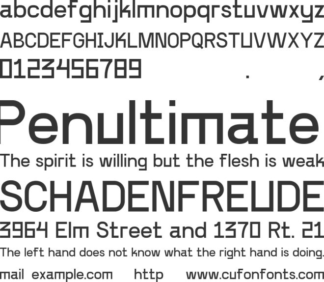 SK Concretica font preview