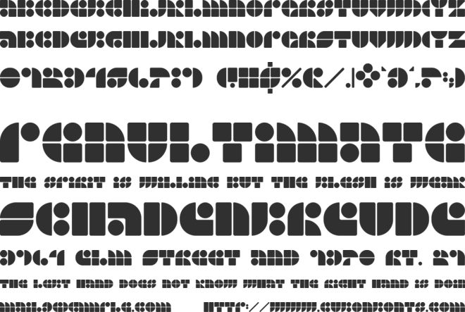GEO font preview
