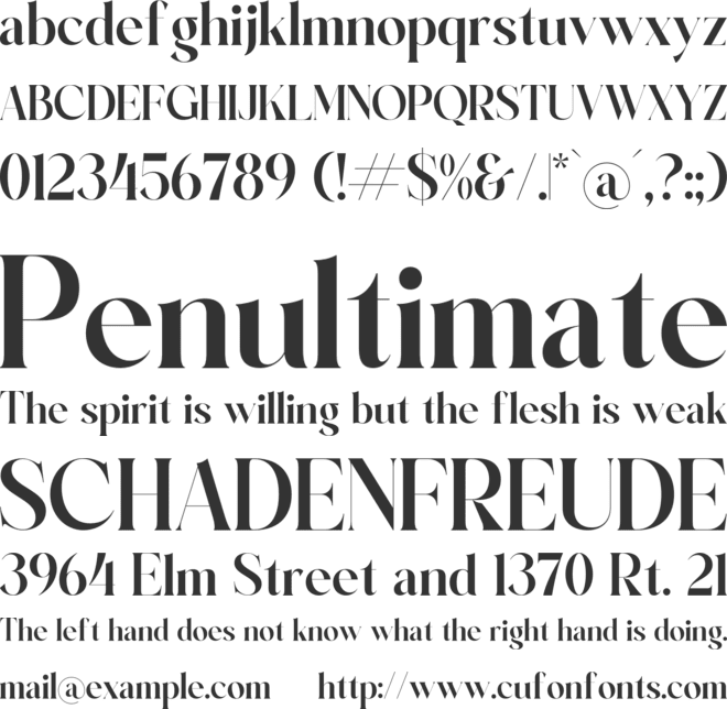 Brilge Relfast font preview