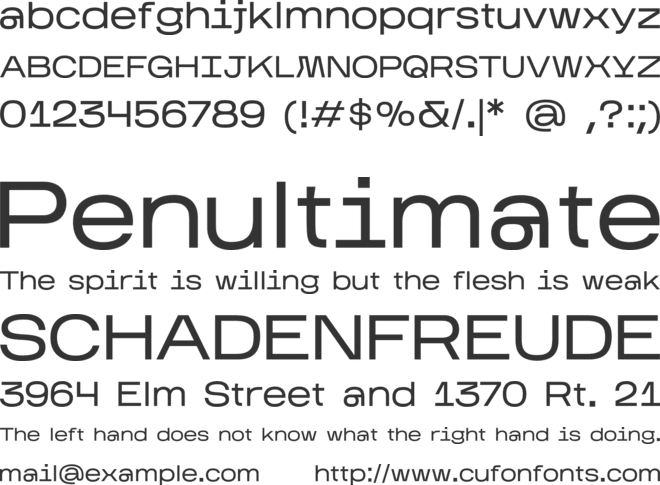 Kharkiv Tone font preview