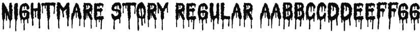 Nightmare Story font download