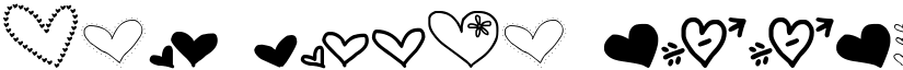 MTF Heart Doodle font