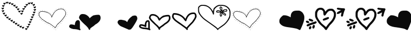 MTF Heart Doodle font download