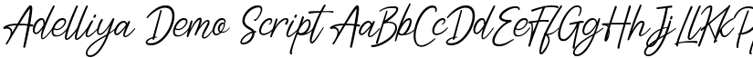 Adelliya Demo font download