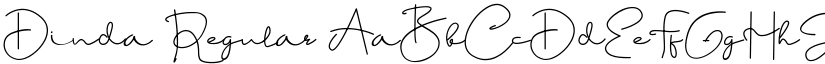 Dinda Regular font