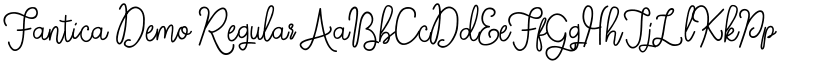 Fantica Demo Regular font