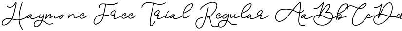Haymone Free Trial font download