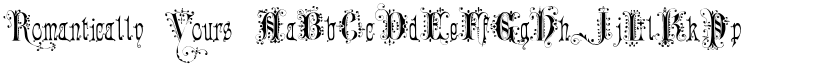 Romantically Yours font