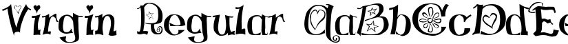 Virgin Regular font