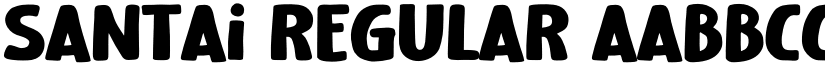Santai Regular font