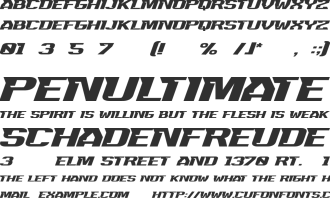 Lunacrypt font preview