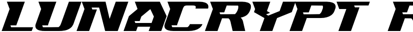 Lunacrypt Regular font