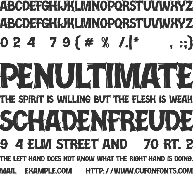 Doctor Drake font preview