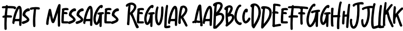 Fast Messages font download