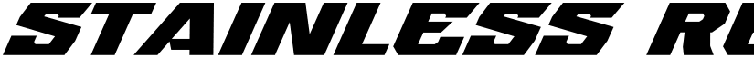 Stainless Regular font