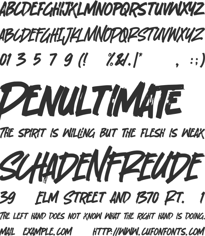 Pathway font preview