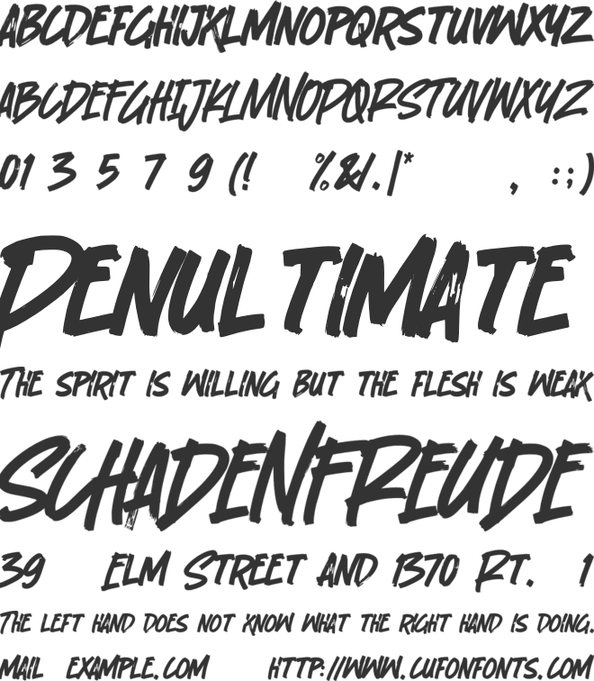 Pathway font preview