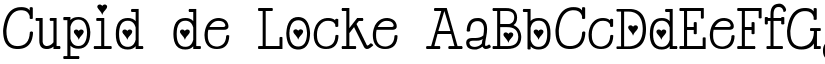 Cupid de Locke font