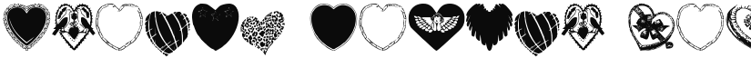 Hearts Galore font download