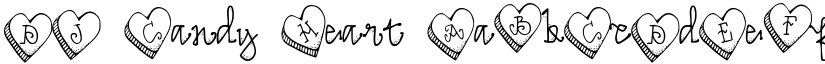DJ Candy Heart font
