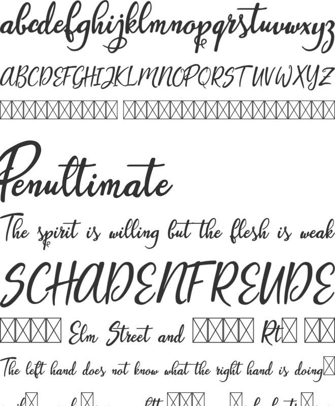 Artopyl Demo font preview