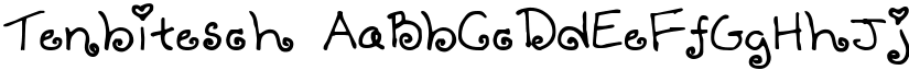 Tenbitesch font