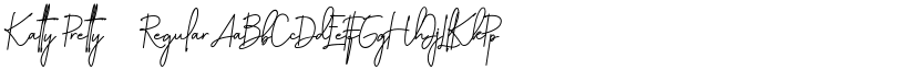 Katty Pretty 1 Regular font