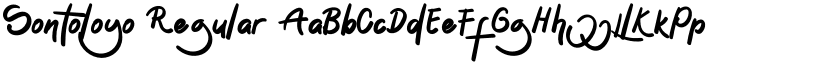 Sontoloyo font download