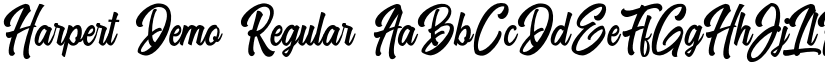 Harpert Demo Regular font