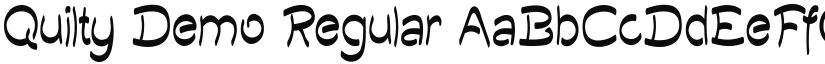Quilty Demo font download