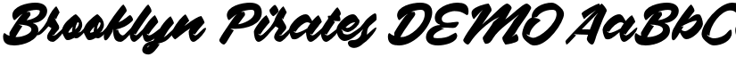 Brooklyn Pirates DEMO font