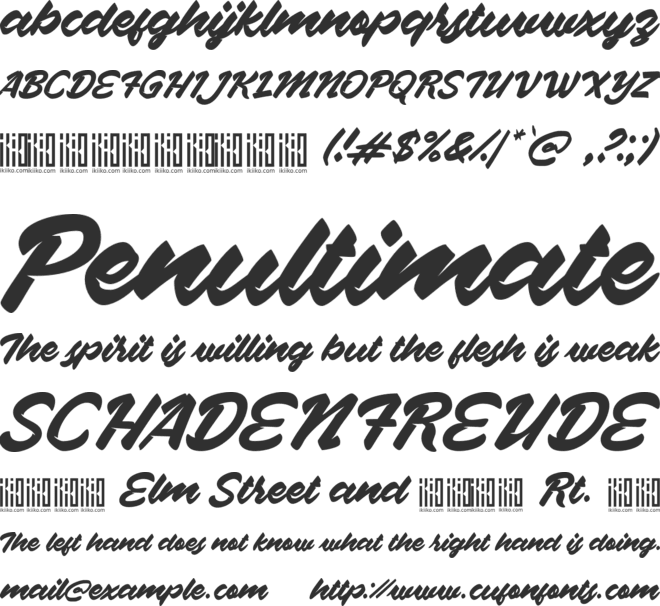 Brooklyn Pirates font preview