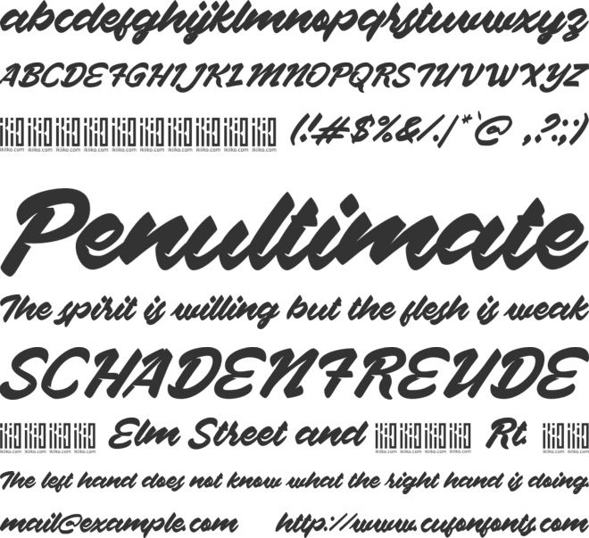 Brooklyn Pirates font preview